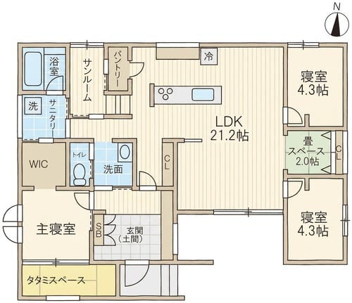 人吉建売_間取り