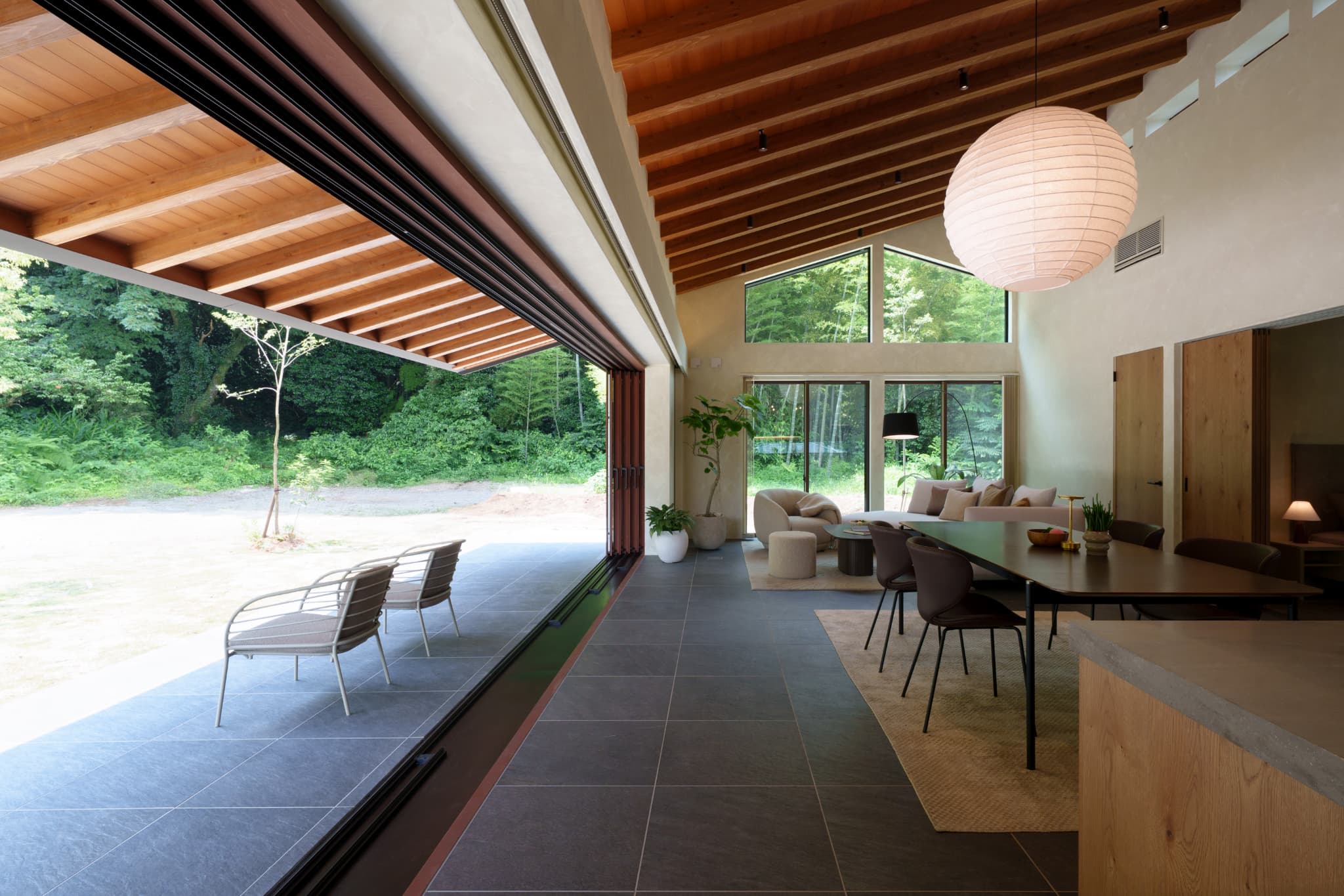 西原村 リビング