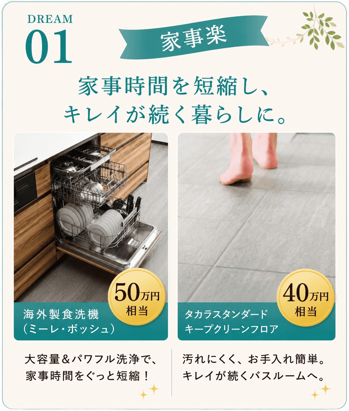 DREAM 01 家事楽
