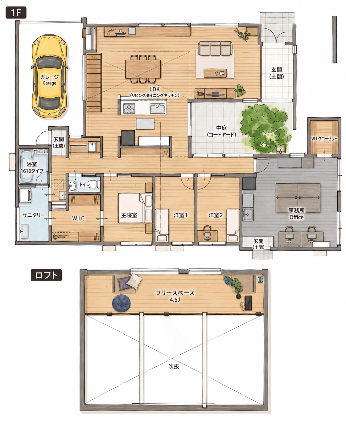 鹿児島店 間取り図