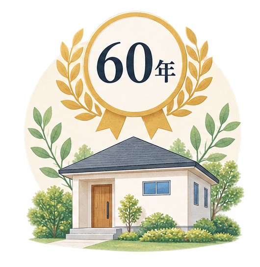 構造保証 最長60年 アイコン