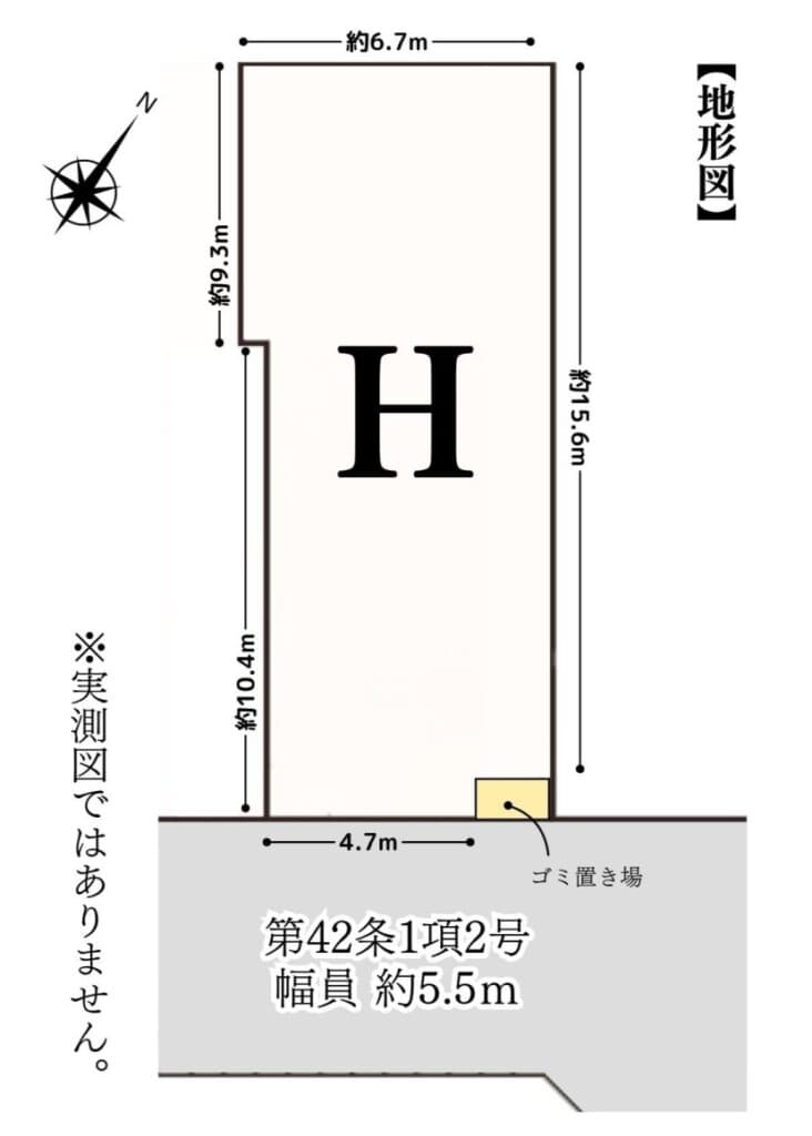 H区画 区画図