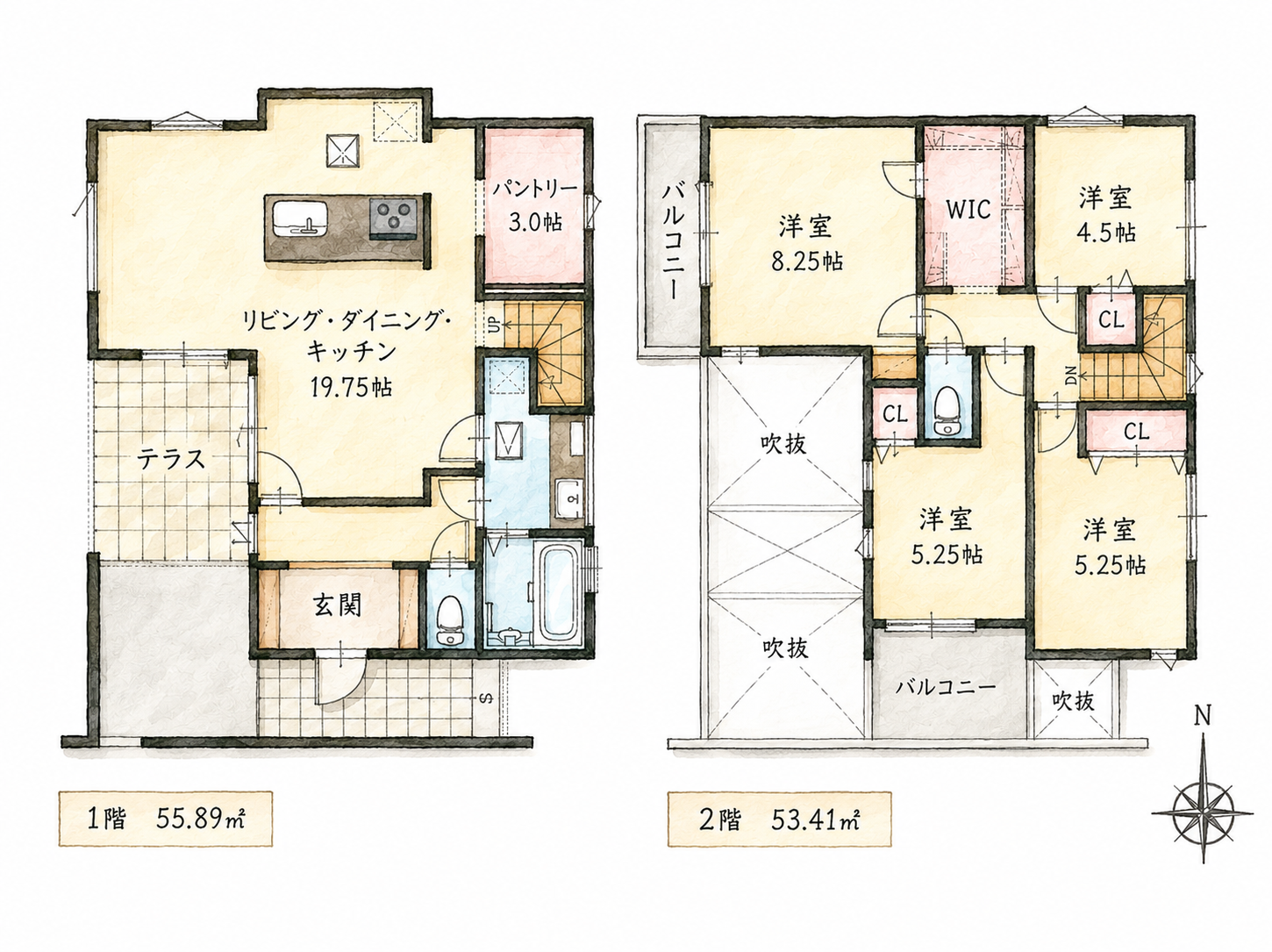 庄戸三丁目 間取り図